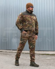 Костюм спортивний флісовий без капюшону посилений мультикам