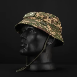 Панама тактическая рип-стоп с Велкро пиксель Хищник G-0822