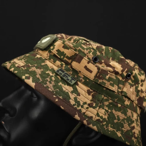 Панама тактична ріп-стоп з велкро піксель Хижак G-0822 56 56