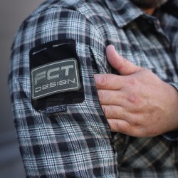 Тактична мілітарі Сорочка FCT Blackbeard літня в клітинку Сіро-зелена (11 номер)