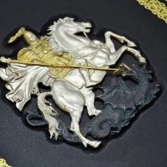 Блокнот щоденник Георгій Переможець преміум А5