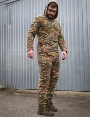 Костюм спортивний флісовий з посиленням Софтшелл мультикам