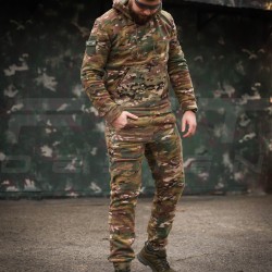 Костюм спортивний флісовий з посиленням Софтшелл мультикам