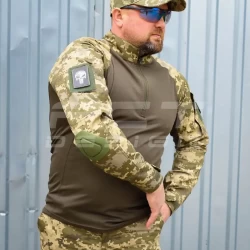 Убакс боевая рубашка CoolPass antistatic пиксель ВСУ с налокотниками