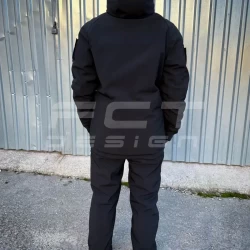 Брюки зимние Софтшелл черные