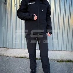 Брюки зимние Софтшелл черные