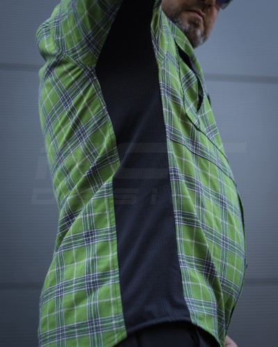 Тактична мілітарі Сорочка FCT Blackbeard літня в клітинку Зелена (12 номер) 40-42/3 40-42/3