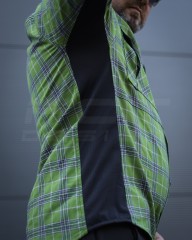 Тактична мілітарі Сорочка FCT Blackbeard літня в клітинку Зелена (12 номер)