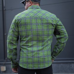 Тактична мілітарі Сорочка FCT Blackbeard літня в клітинку Зелена (12 номер)