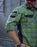 Тактична мілітарі Сорочка FCT Blackbeard літня в клітинку Зелена (12 номер) 40-42/3 40-42/3