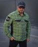 Тактична мілітарі Сорочка FCT Blackbeard літня в клітинку Зелена (12 номер) 40-42/3 40-42/3