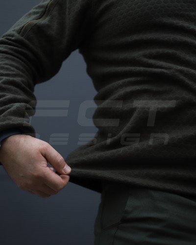 Кофта фліс соти Гексагон лонгслів Хакі 40-42/3 40-42/3