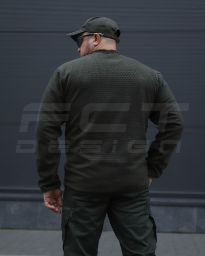 Кофта фліс соти Гексагон лонгслів Хакі 40-42/3 40-42/3