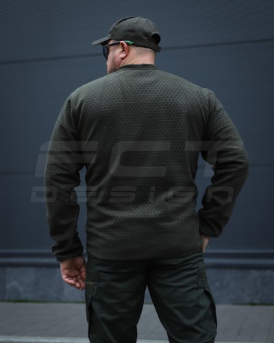 Кофта фліс соти Гексагон лонгслів Хакі 40-42/3 40-42/3