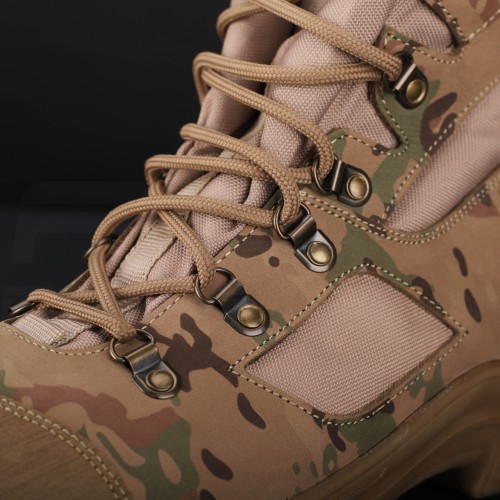 Берці тактичні Stalker з вставками кордура мембрана GoreTex шкіра мультикам 39 39