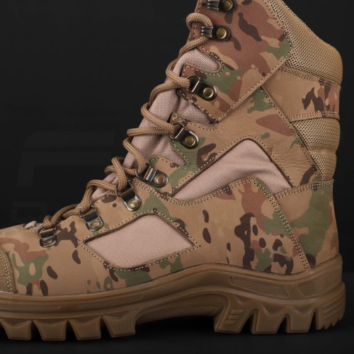 Берці тактичні Stalker з вставками кордура мембрана GoreTex шкіра мультикам 39 39