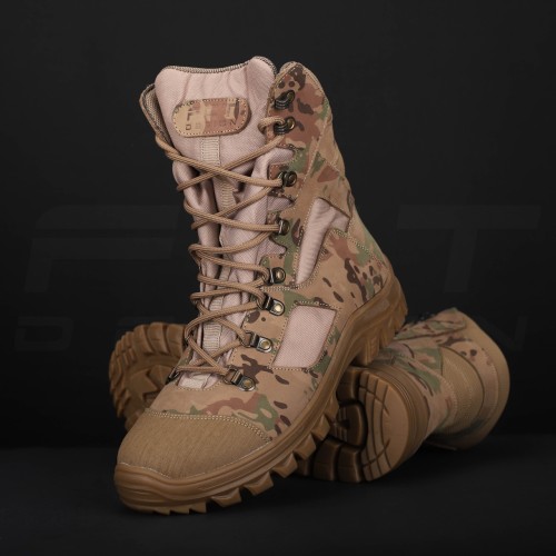 Берці тактичні Stalker з вставками кордура мембрана GoreTex шкіра мультикам 39 39