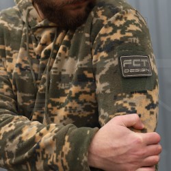 Костюм спортивный флисовый с усилением Софтшелл пиксель ВСУ