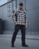 Тактическая милитари Рубашка FCT Blackbeard летняя в клеточку Серо-оранжевая (13 номер) 40-42/3