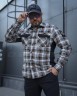 Тактическая милитари Рубашка FCT Blackbeard летняя в клеточку Серо-оранжевая (13 номер) 40-42/3