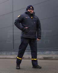 Куртка Хантер Софтшел тактична для ДСНС термофліс темно-синя