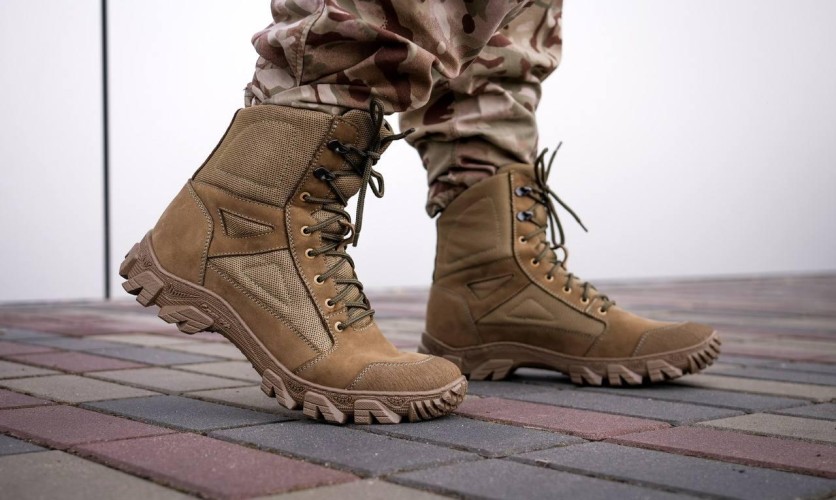 Берцы тактические Титан летние на сетке койот 39