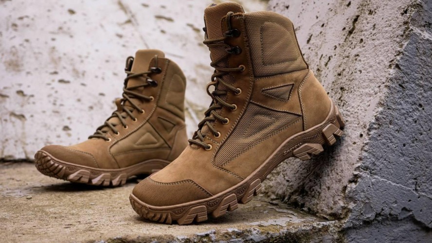 Берцы тактические Титан летние на сетке койот 39