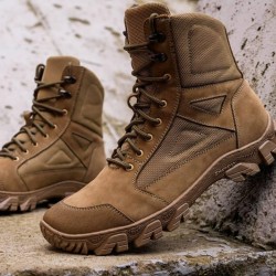 Берцы тактические Титан летние на сетке койот