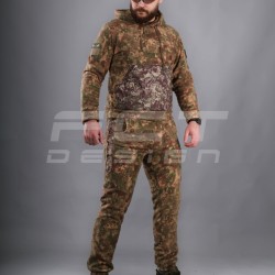 Костюм спортивный флисовый с усилением Софтшелл Хищник