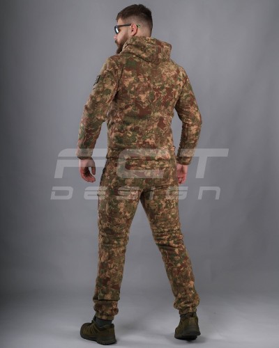 Костюм спортивний флісовий з посиленням Софтшелл хижак 42 42