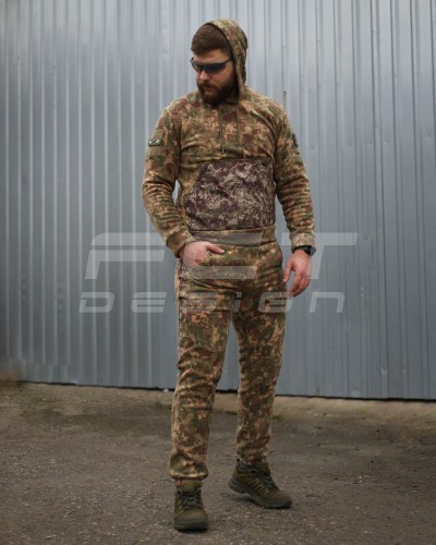 Костюм спортивний флісовий з посиленням Софтшелл хижак 42 42