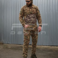 Костюм спортивный флисовый с усилением Софтшелл Хищник