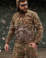 Костюм спортивний флісовий з посиленням Софтшелл хижак