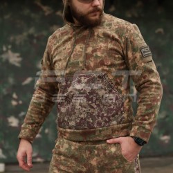 Костюм спортивный флисовый с усилением Софтшелл Хищник