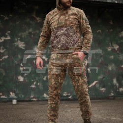 Костюм спортивный флисовый с усилением Софтшелл Хищник