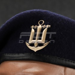 Берет ВМС капля темно-синяя в сборе