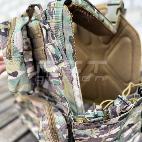 Плитоноска розвантаження тактична кордура мультикам