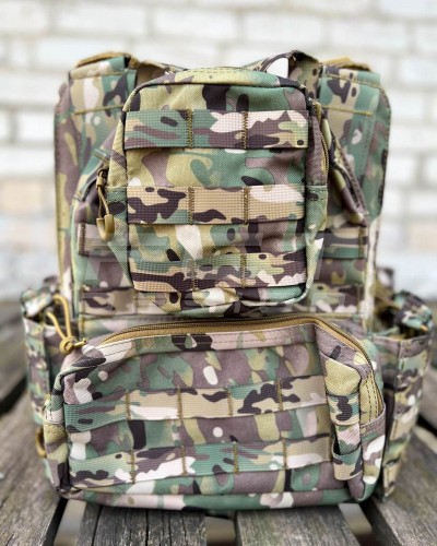 Плитоноска розвантаження тактична кордура мультикам