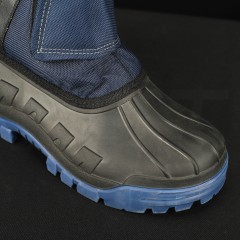 Чоботи Сноубутси зимові непромокаючі натуральна вовна сині