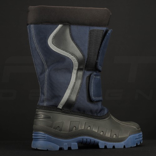 Чоботи Сноубутси зимові непромокаючі натуральна вовна сині 40 40