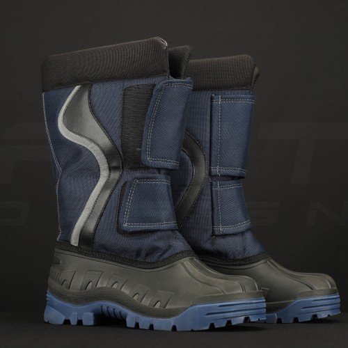 Чоботи Сноубутси зимові непромокаючі натуральна вовна сині 40 40