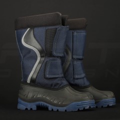 Чоботи Сноубутси зимові непромокаючі натуральна вовна сині