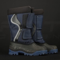 Сапоги Сноубутсы зимние непромокаемые натуральная шерсть синие