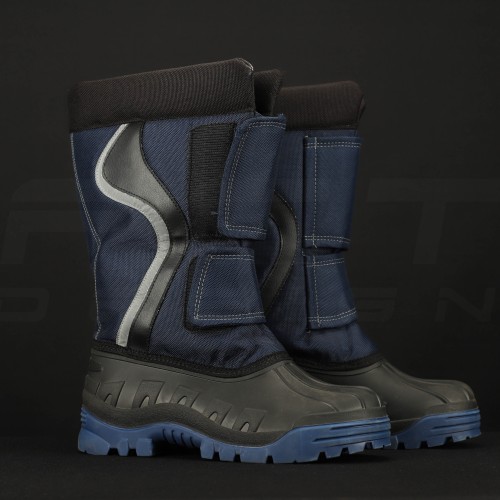 Чоботи Сноубутси зимові непромокаючі натуральна вовна сині 40 40