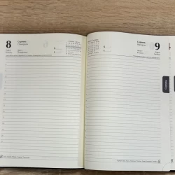 Блокнот щоденник А4 зелений датований на 2022 рік