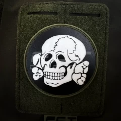Шеврон/патч гумовий ПВХ Череп