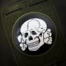 Шеврон/патч гумовий ПВХ Череп