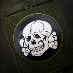 Шеврон/патч гумовий ПВХ Череп