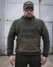 Костюм спортивный флисовый с усилением Софтшелл хаки 42