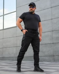 Штани зимові тактичні Корд Gen 2 на флісі Чорні